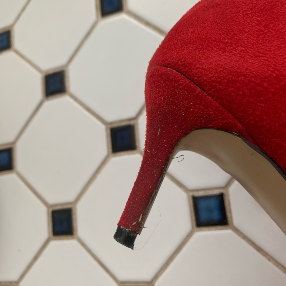 Red long booties - Picture 7 of 12